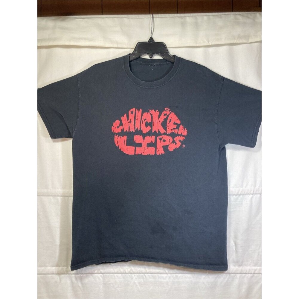 VTG Band Graphic T-Hirt DJ Kicks Chicken Lips M Y2K Hip Hop Music Streetwear